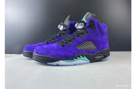Alternate 136027-500 Air Jordan Grape Retro 5 136027-500 0328